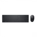 Dell Pro KM5221W - Keyboard and mouse set - wireless - 2.4 GHz - QWERTY - US International - black