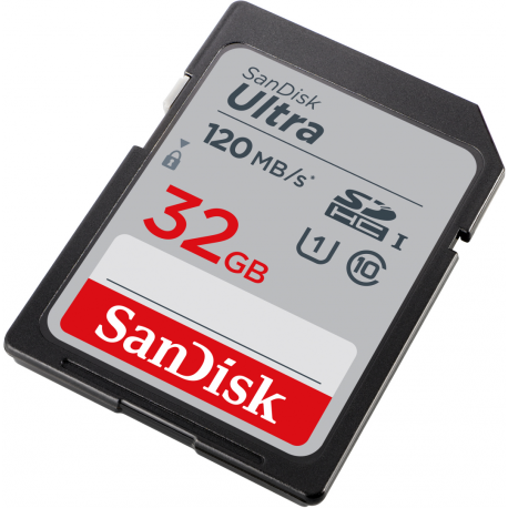 SanDisk Ultra - Flash memory card - 32 GB - UHS-I U1  /  Class10 - SDHC UHS-I - 1