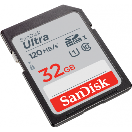 SanDisk Ultra - Flash memory card - 32 GB - UHS-I U1  /  Class10 - SDHC UHS-I - 3