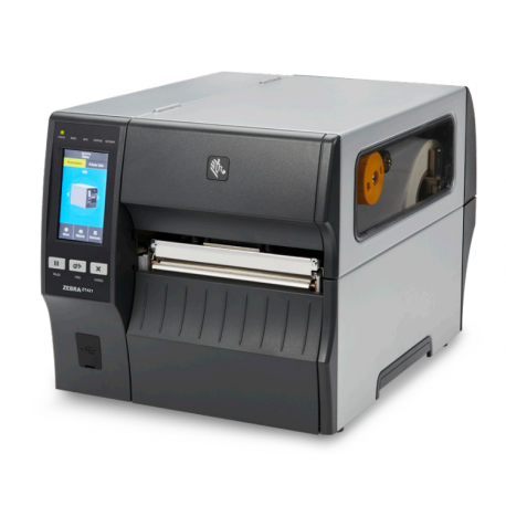 Zebra ZT400 Series ZT421 - Label printer - direct thermal  /  thermal transfer - Roll (17.8 cm) - 203 dpi - up to 305 mm / sec - USB 2.0, LAN, serial, USB host - 0
