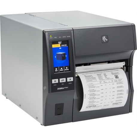 Zebra ZT421, 8 dots/mm (203 dpi), peeler, rewinder, disp. (colour), RTC, EPL, ZPL, ZPLII, USB, RS232, BT, Ethernet