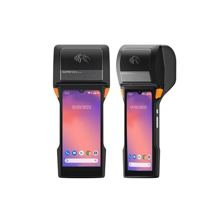 SUNMI, V2s PLUS, USB-C, BT, Wi-Fi, 4G, NFC, GPS, GMS, Android