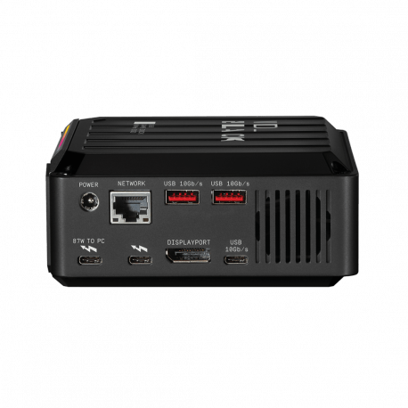 WD_BLACK D50 Game Dock WDBA3U0010BBK - Docking station - Thunderbolt 3 - DP, Thunderbolt - HDD 1 TB - GigE - EMEA - 2