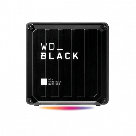 WD_BLACK D50 Game Dock WDBA3U0010BBK - Docking station - Thunderbolt 3 - DP, Thunderbolt - HDD 1 TB - GigE - EMEA - 6