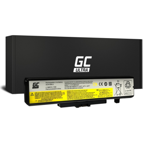 Green Cell ULTRA - Laptop battery (equivalent to: Lenovo L11S6F01, Lenovo L11S6Y01) - Lithium Ion - 6-cell - 6800 mAh - black - for Lenovo B580; B590; G500; G505; G510; G580; G585; G700; G710; IdeaPad Y580; Z580 - 0