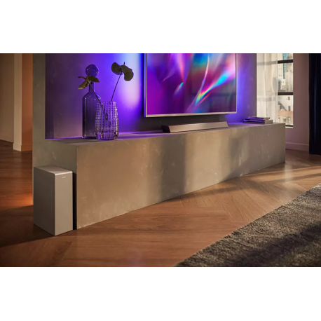 Philips TAB8505 - Sound bar system - 2.1-channel - wireless - Wi-Fi, Bluetooth - 200 Watt (Total) - 8