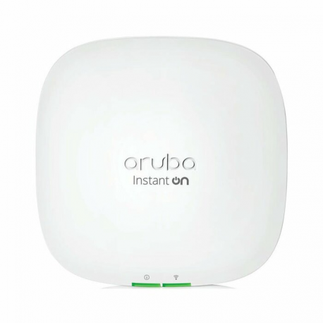 HPE Aruba Instant ON AP22 - Radio access point - Bluetooth, Wi-Fi 6 - 2.4 GHz, 5 GHz - DC power - wall  /  ceiling mountable - 0
