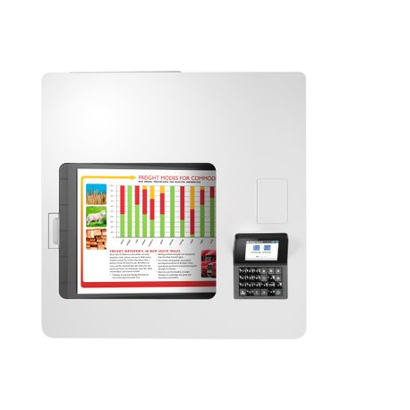 HP LaserJet Enterprise M554dn - Printer - colour - Duplex - laser - A4 / Legal - 1200 x 1200 dpi - up to 33 ppm (mono)  /  up to 33 ppm (colour) - capacity: 650 sheets - USB 2.0, Gigabit LAN, USB 2.0 host - 4
