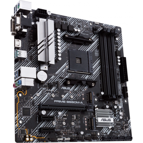 ASUS PRIME B550M-A / CSM - Motherboard - micro ATX - Socket AM4 - AMD B550 Chipset - USB 3.2 Gen 1, USB 3.2 Gen 2 - Gigabit LAN - onboard graphics (CPU required) - HD Audio (8-channel) - 3
