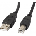 Lanberg - USB cable - USB (M) to USB Type B (M) - USB 2.0 - 1 m - black