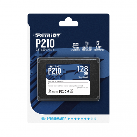 PATRIOT P210 128GB SATA3 2.5inch SSD