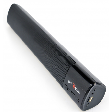 GMB Audio SPK-BT-BAR400-01 - Sound bar - for portable use - wireless - Bluetooth - 10 Watt - black - 2