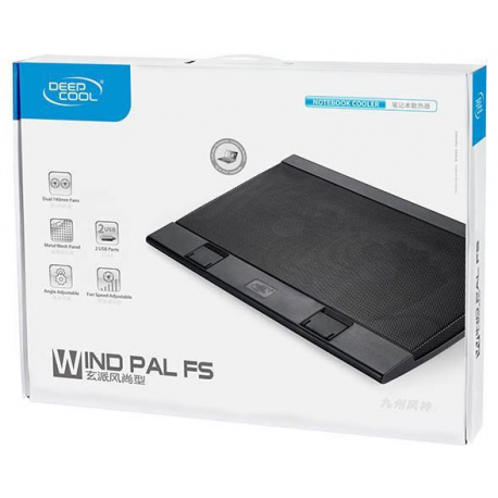 Deepcool Notebook Cooling WIND PAL FS, compatible with 17' notebooks and below