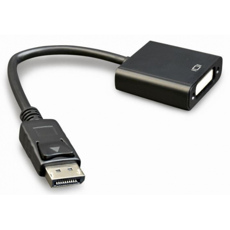 Gembird - Adapter - DisplayPort (M) to DVI-I (F) - DisplayPort 1.0 - 10 cm - black - 1