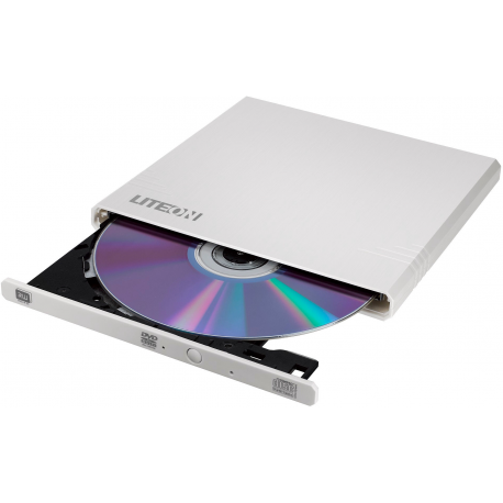 Lite-on External DRW LiteOn eBAU108, USB, Super-Slim, ultra-light, White
