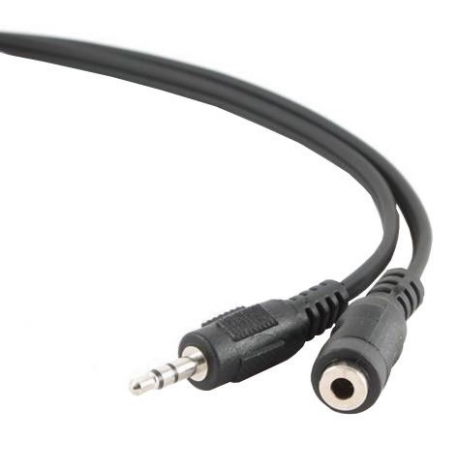 Cablexpert - Audio extension cable - stereo mini jack plug to stereo mini jack receptacle - 2 m - black - 2
