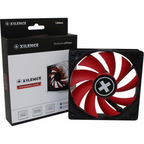 Xilence CASE FAN 120MM REDWING BIG4PIN/12V XF039