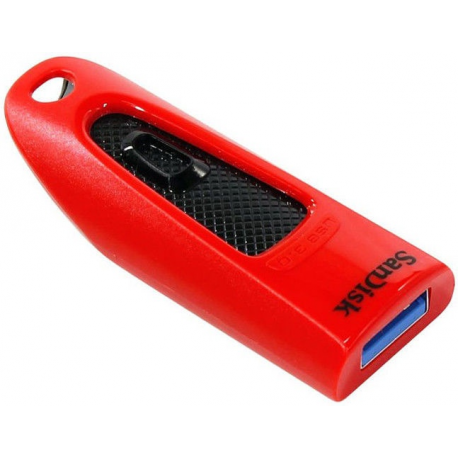 SanDisk Ultra - USB flash drive - 64 GB - USB 3.0 - red - 2