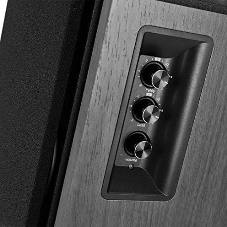 Edifier R1700BT - Speakers - bookshelf - wireless - 66 Watt (Total) - 2-way - wood grain - 5