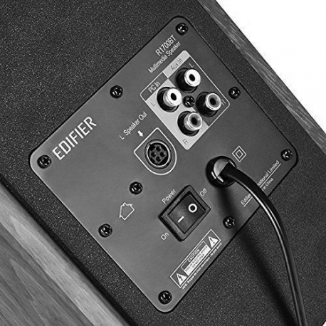 Edifier R1700BT - Speakers - bookshelf - wireless - 66 Watt (Total) - 2-way - wood grain - 6