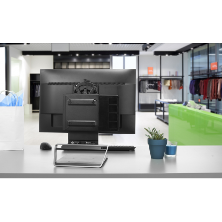 HP Integrated Work Center Stand Desktop Mini / Thin Clients - Monitor / desktop stand - 17"-24" - for HP t310 G2, t430, t430 v2, t530, t540, t628, Z24; Chromebox G2; ProDesk 600 G3 - 2