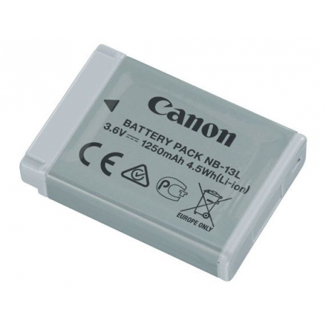 Canon Battery Pack NB-13L - Battery - Li-Ion - 1250 mAh - for PowerShot G1, G5, G7, G9, SX620, SX720, SX730, SX740 - 2