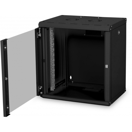 DIGITUS SoHoline DN-19 12-U - Cabinet - wall mountable - grey, RAL 7035 - 12U - 19" - 1