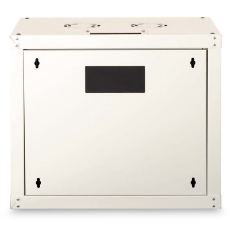 DIGITUS SoHoline DN-19 09U-6 / 6 - Cabinet - wall mountable - grey, RAL 7035 - 9U - 19" - 2
