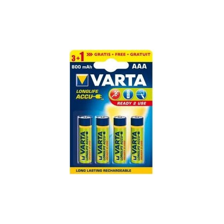 Varta Akumulator LONGL.ACCU 56703 4 800mAh,AAA,R2U HR03/AAA - 2