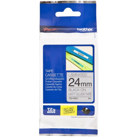Brother TZe-M951 - laminated tape - 1 cassette(s) - Roll (2.4 cm x 8 m) - 1