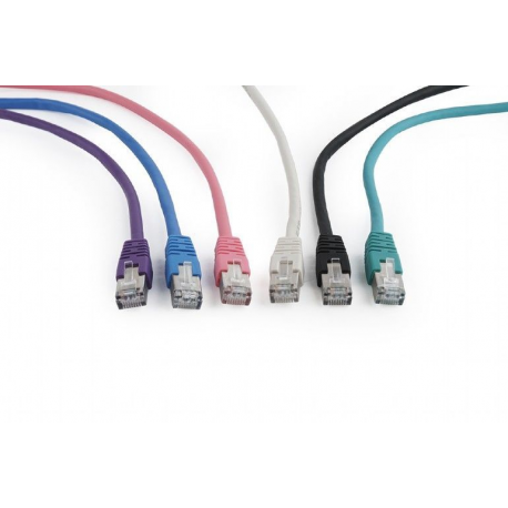 Gembird - Patch cable - RJ-45 (M) to RJ-45 (M) - 1 m - shielded - CAT 6 - molded, stranded - 2