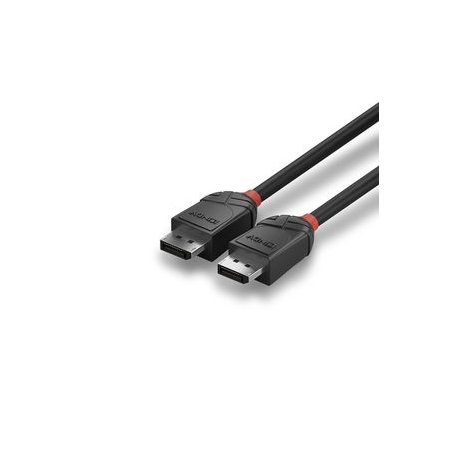 Lindy Black Line - DisplayPort cable - DisplayPort (M) to DisplayPort (M) - DisplayPort 1.2 - 50 cm - black - 4