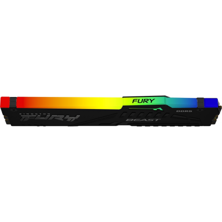 Kingston FURY Beast RGB - DDR5 - kit - 16 GB: 2 x 8 GB - DIMM 288-pin - 5600 MHz / PC5-44800 - CL40 - 1.25 V - unbuffered - on-die ECC - 6