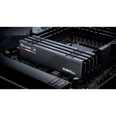 G.Skill Ripjaws S5 - DDR5 - kit - 32 GB: 2 x 16 GB - DIMM 288-pin - 6000 MHz  /  PC5-48000 - CL32 - 1.35 V - unbuffered - non-ECC - matte black - 3