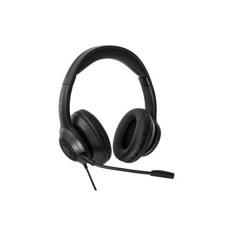 Targus AEH102GL - Headset - on-ear - convertible - wired - USB-A - noise isolating - black - 4