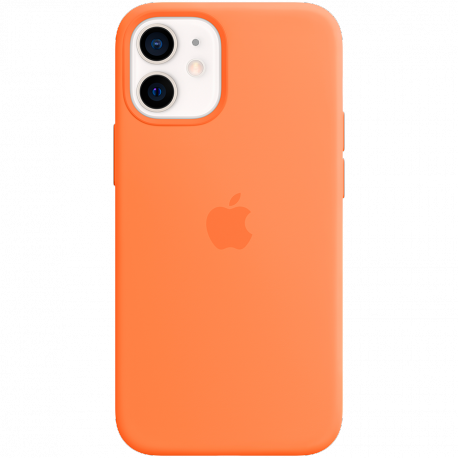 iPhone 12 mini Silicone Case with MagSafe - Kumquat