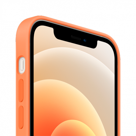 iPhone 12 mini Silicone Case with MagSafe - Kumquat