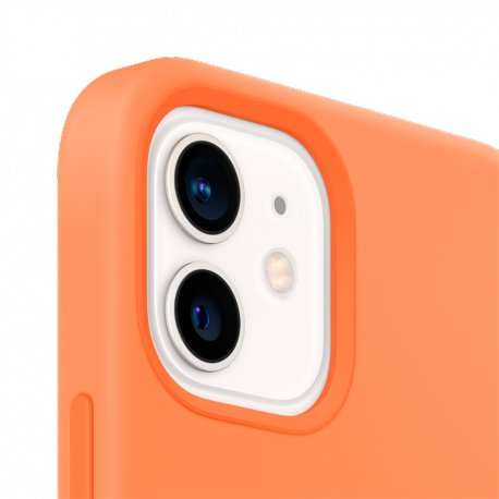 iPhone 12 mini Silicone Case with MagSafe - Kumquat