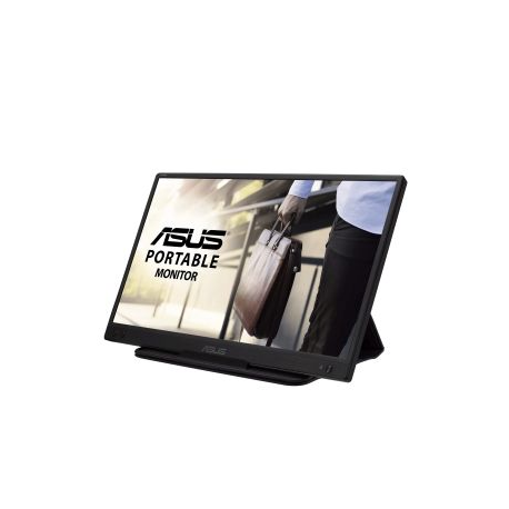 ASUS ZenScreen MB166C - LED monitor - 15.6" - portable - 1920 x 1080 Full HD (1080p) @ 60 Hz - IPS - 250 cd / m² - 800:1 - 5 ms - USB-C - 0