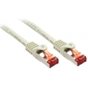 Lindy Basic - Patch cable - RJ-45 (M) to RJ-45 (M) - 2 m - SFTP, PiMF - CAT 6 - molded, snagless, stranded - cool grey