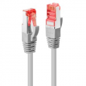 Lindy - Patch cable - RJ-45 (M) to RJ-45 (M) - 30 cm - SFTP, PiMF - CAT 6 - molded, snagless, stranded - grey