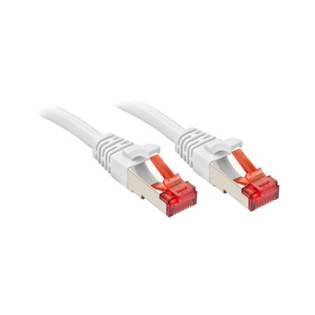 Lindy - Patch cable - RJ-45 (M) to RJ-45 (M) - 2 m - SFTP, PiMF - CAT 6 - snagless - white - 0