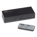 Lindy 4x2 HDMI 2.0 18G Matrix Switch - Video/audio switch - desktop