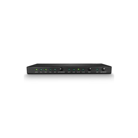 Lindy HDMI 2.0 18G Switch with Audio - Video/audio switch - 4 x HDMI - desktop - 2