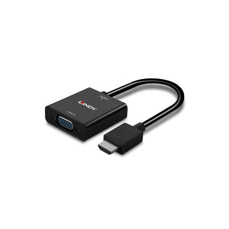 Lindy - Video converter - HDMI - VGA - black - 4