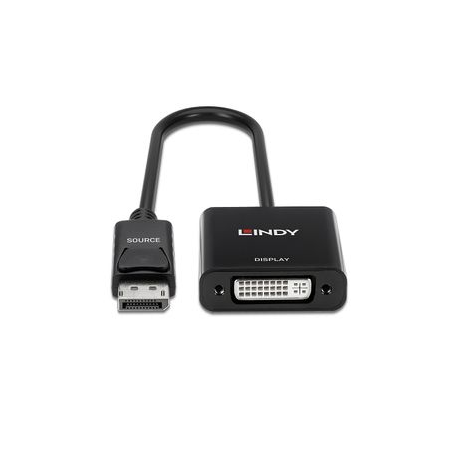 Lindy DisplayPort to DVI-D Adapter - Video converter - Parade PS171 - DisplayPort - DVI - black - 3