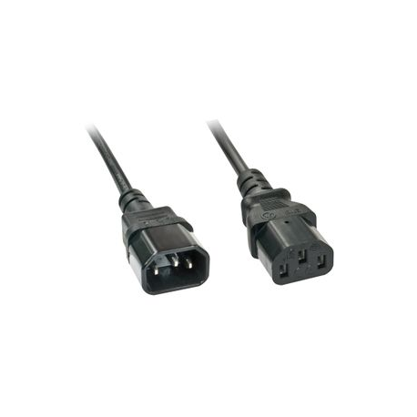 Lindy - Power cable - IEC 60320 C13 to IEC 60320 C14 - 5 m - black - 0