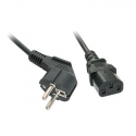 Lindy - Power cable - CEE 7/7 to IEC 60320 C13 - 2 m - molded - black