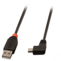Lindy - USB cable - USB (M) to mini-USB Type B (M) - USB 2.0 - 50 cm - 90° connector, molded