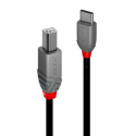 Lindy - USB cable - 24 pin USB-C (M) to USB Type B (M) - USB 2.0 - 3 m - black